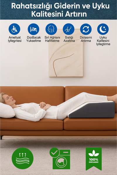 Dizanor Çok Fonksiyonlu Ortopedik Bacak Yükseltme, Kan Akışı Hızlandırma Yastığı