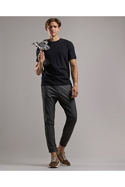 R&B بنطال رياضي سادة مع خصر برباط