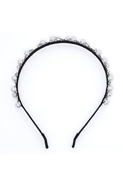 R&B Grey Women's Embellished Headband