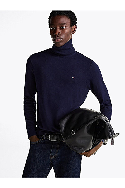 Tommy Hilfiger erkek pima organik pamuk kaşmir kazak