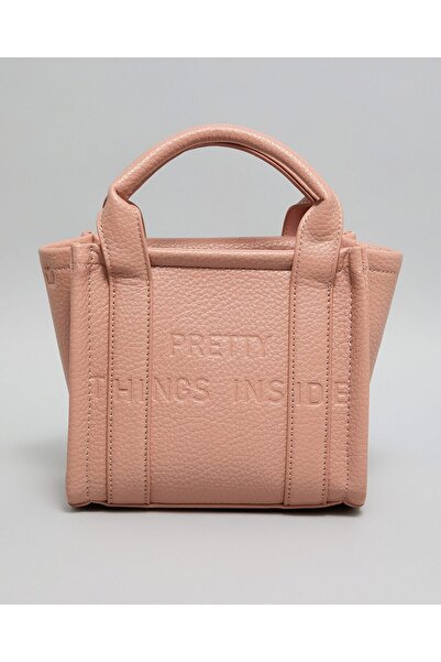 R&B حقيبة توت صغيرة منقوشة من تصميم الفتاة الوردية