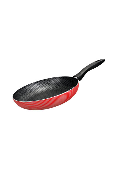 ROYALFORD 26x5cm Scarlet Honeycomb Frypan RF12885 Cookware with Non-Stick Coa...