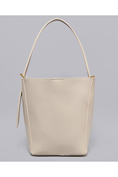 R&B Textured Shoulder Bag with Pouch