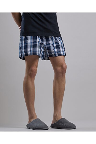 R&B Grey Men's Ribbed Bedroom Slippers