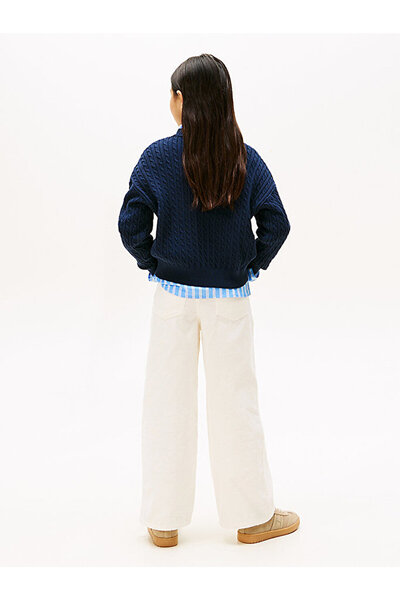 Tommy Hilfiger Girl Child Cable Sweater