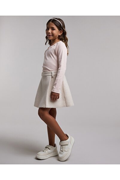 R&B تنورة قصيرة منقوشة بخصر مطاطي