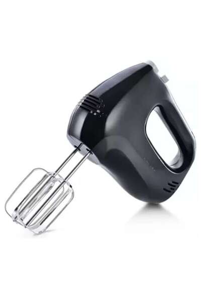 VICTRONIC VC1119 Hand Mixer, 200 W, 5 Speeds, 2 Dough Beaters & 2 Mixing Beaters (Chrome)