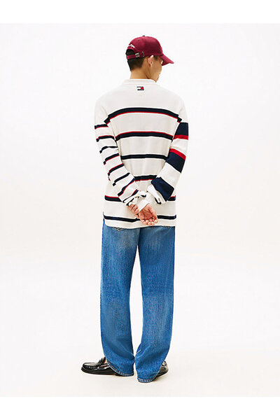 Tommy Hilfiger Men's Tjc Regular Knitted Stripe Sweater