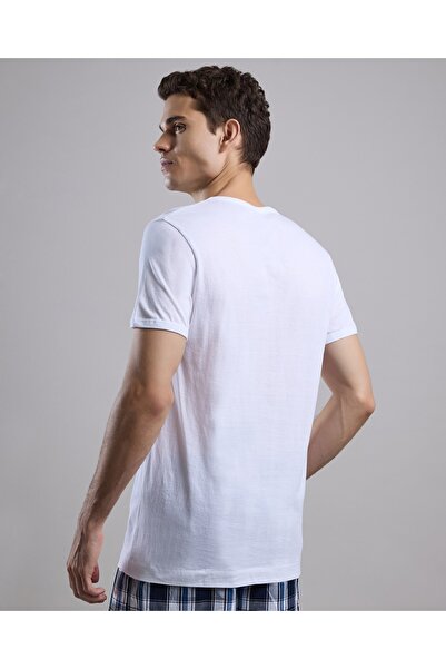 R&B عبوة من 2 سترة سادة بأكمام قصيرة