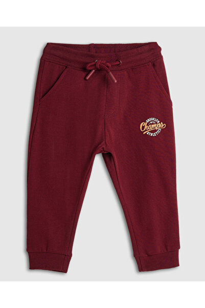 R&B Print Detail Joggers with Drawstring Waist