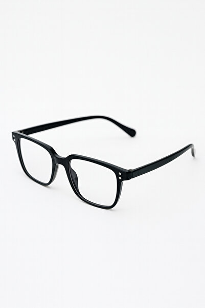 MACERATİ Serious Unisex Black Framed Blue Block Blue Light Filter Screen Glasses