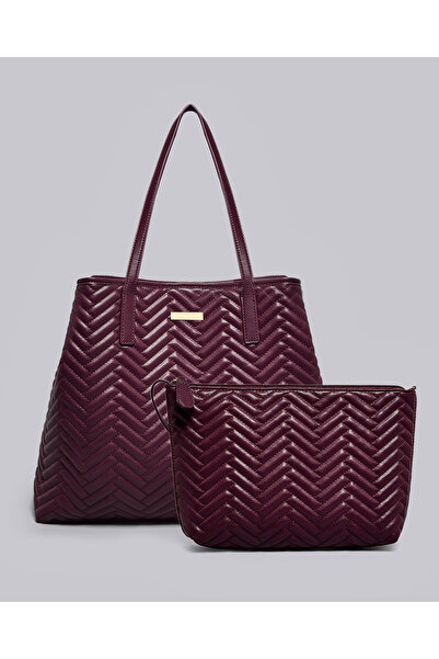 R&B حقيبة كتف مبطنة مع جيب