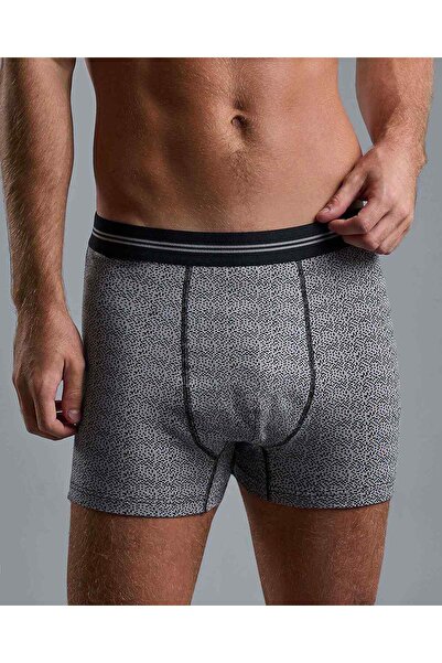 R&B Black Men's Black Men's's 2 Pack Long Trunks