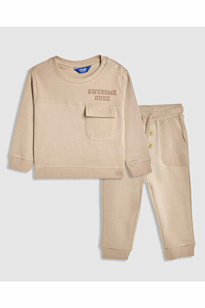 R&B Printed Sweatshirt and Joggers Set