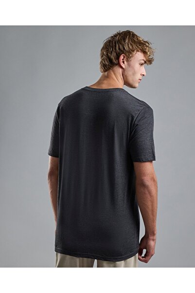 R&B Solid T-Shirt with Crew Neck and Short Sleeves