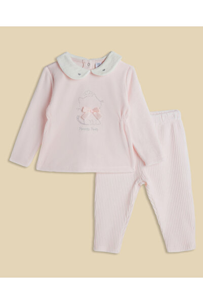 R&B مجموعة ملابس مزينة بياقة