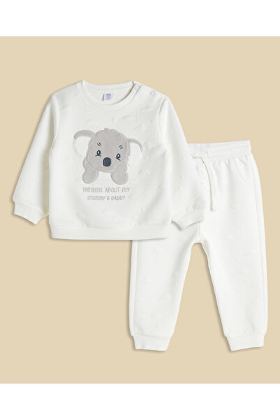 R&B Appliqued Clothing Set with Headband