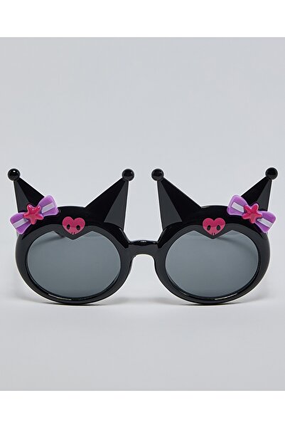 R&B نظارة شمسية كورومي للبنات باللون الأسود