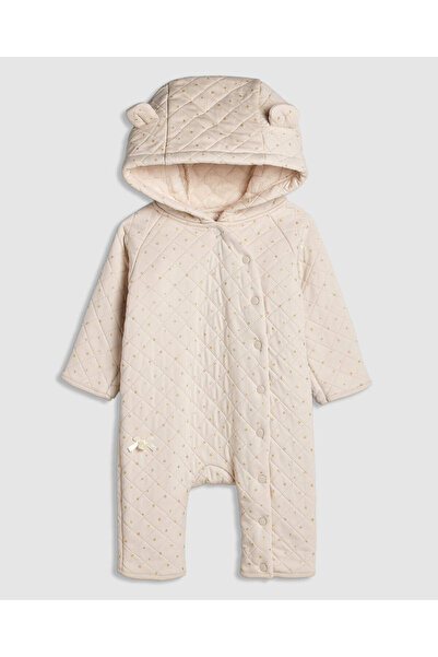 R&B بدلة نوم مطبوع مبطنة بغطاء رأس للرأس وأكمام طويلة