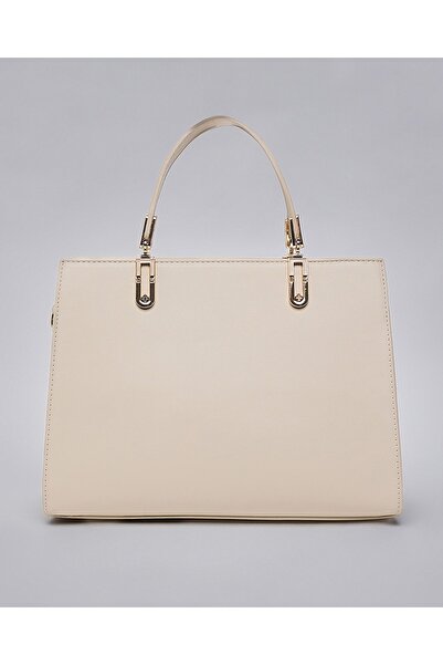 R&B Light Grey Women's Flap Saddle Bag