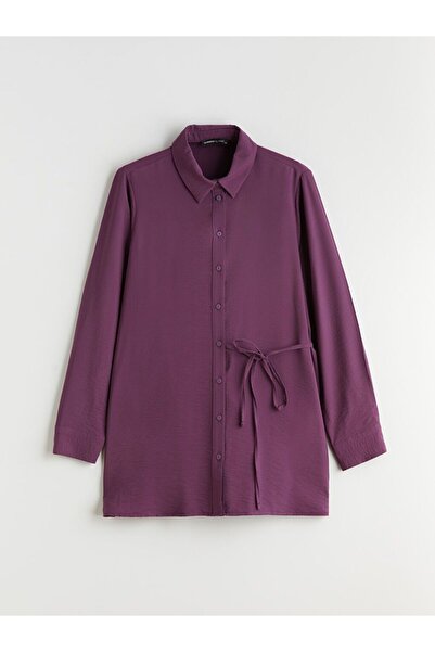 LC Waikiki Women's Tie-Waist Shirt Tunic