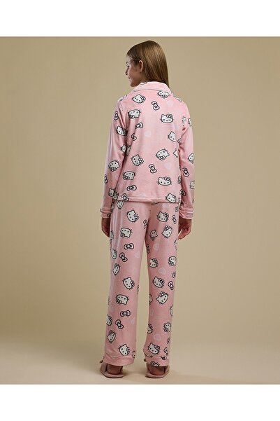 R&B Printed Long Sleeves Pyjama Set