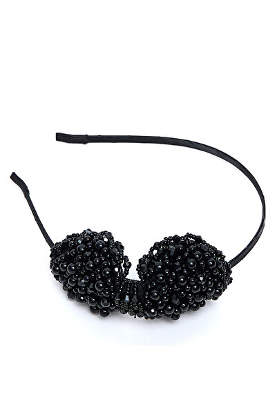 R&B Black Women's Embellished Headband