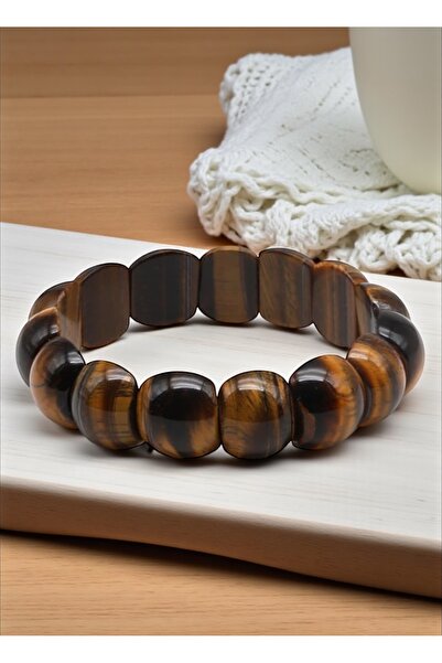 Taş-Mir سوار رولكس من حجر عين النمر الطبيعي مقاس 14 × 17 ملم بقطع خاص