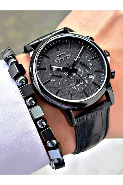 Slazenger Men's Wristwatch with Function 10 Atm Water Resistance Steel Case 2481.05Mr