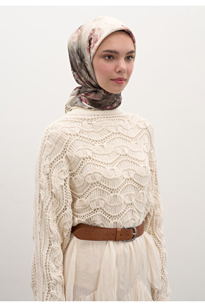 Fresh وشاح ماريل ديسن من القطن والفسكوز باللون البيج