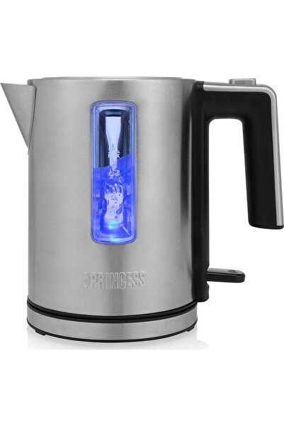 Princess Collection Princess Stainless Steel Electric Kettle, 2200W, 1L Capacity, Silver