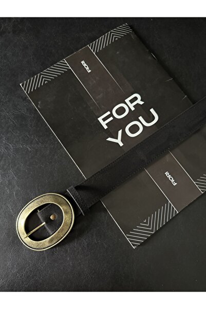 Fiori Γυναικεία ζώνη παντελονιού από σουέτ οβάλ αντίκα με αγκράφα, ζώνη σακάκι, ζώνη πουκάμισου, ζώνη φορέματος