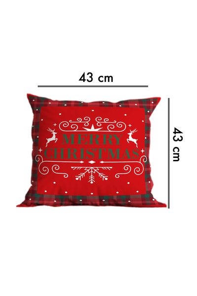 Belle Benoit 6-Piece Christmas Patterned, Decorative Double-Sided Digital Printing, Pillowcase, Throw Pillow Cover, Zippered