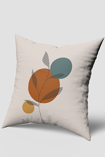 EsnafAli Geometric Speckled Leaf Pattern Bohemian Throw Pillow Cover
