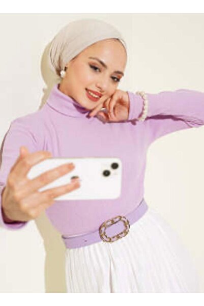 edu collection Ribbed Camisole Fisherman's Sweater Bady Full Turtleneck