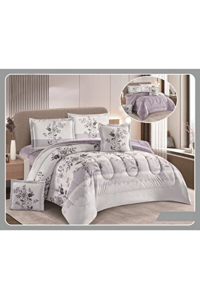smart home Double-sided winter Comforter (velvet side & fur side) Filled bedspread, 4piece duvet set, 230x170cm