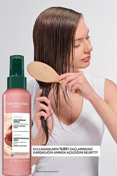 Yves Rocher Kolay Saç Tarama Spreyi - Tüm Saçlar/ Douceur -Vegan -150ml