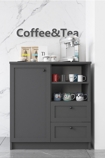 ESYAH ÇOK AMAÇLI DOLAP-KAHVE KÖŞESİ