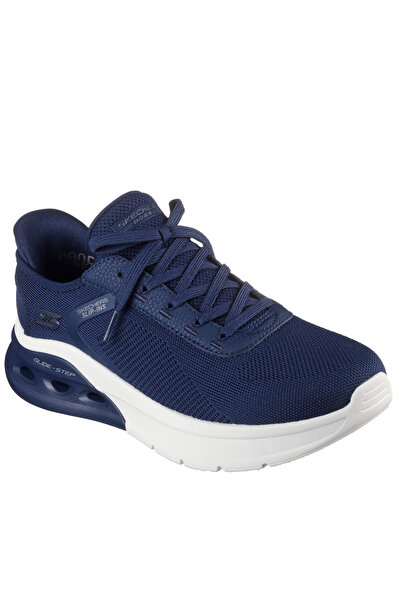 SKECHERS Men's sports shoes, SLIP-INS BOBS ARC WAVES 2.0 118317-NVY navy blue, textile 44