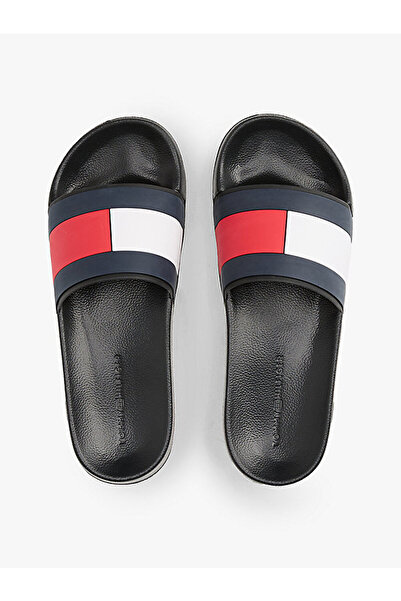 Tommy Hilfiger Men's Rubber Th Flag Beach Slippers