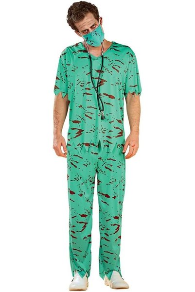 MAD TOYS Halloween Zombie Surgeon Doctor Costume Toy - M (12-14)