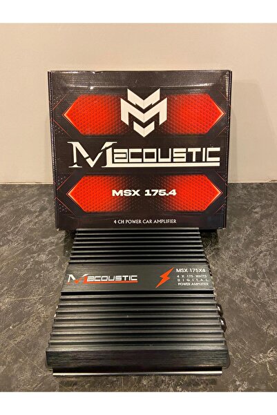 KESKİN SOUND Macoustıc Msx 175.4 4 Kanal Amfi