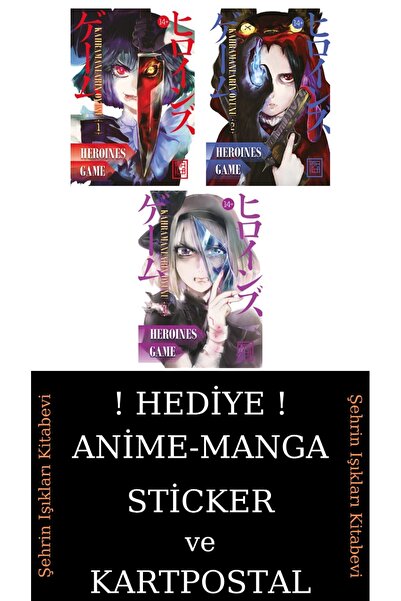 Destek Yayınları Kahramanların Oyunu 1-2-3 Manga Seti (3 KİTAP) / Heroines Ga...
