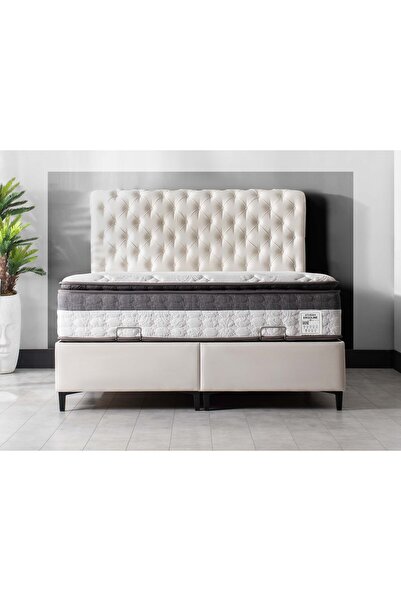 Storish Glamour Tek Kişilik Yatak Başlığı Kırık Beyaz 90 Cm x 125 CM