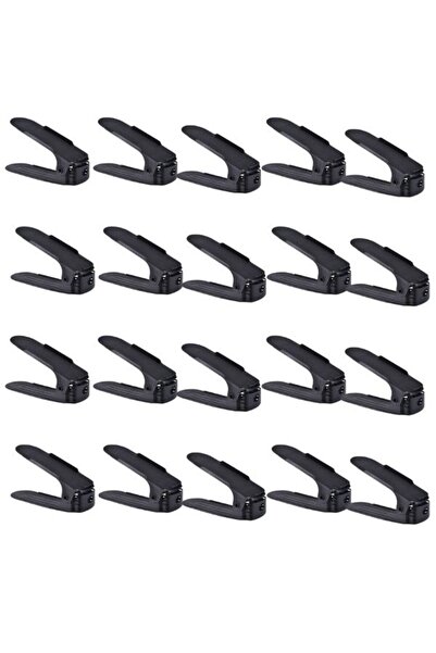 JollyMag Set of 20, Organizer, Shoe Rack, Adjustable 3 Positions, Double Stor...