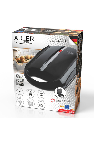 adler Product Maker Nut Cakes Baking Rapidacked in Black
