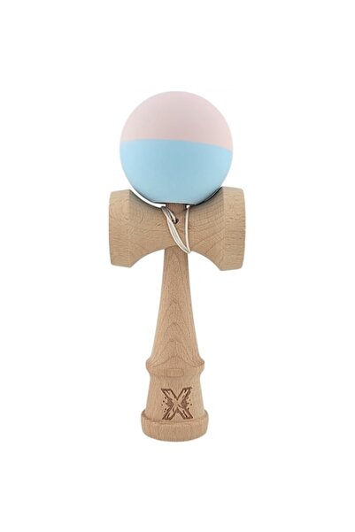 LEIBOO Kendama Original X, din lemn, minge cauciucată, prindere din cauciuc, ...