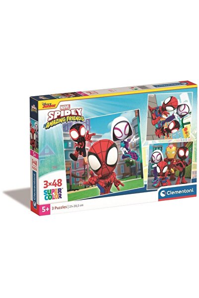 CLEMENTONI Spider-Man Puzzle: Spider-Man 3x48 p