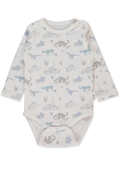 Bebetto بدلة طويلة الأكمام مطبوعة بنمط إنترلوك (للمحترفين والرجال) بلون إكرو