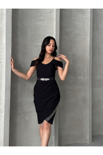 ADAMODA.RO Short dress with chains